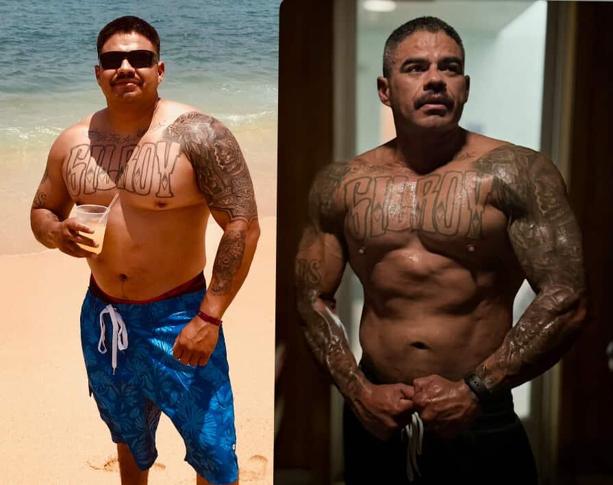 Grind Time Fitness owner, Mike Valenzuela, shares his personal mind body transformation. A busy dad who wanted to shred unwanted fat and build muscle.